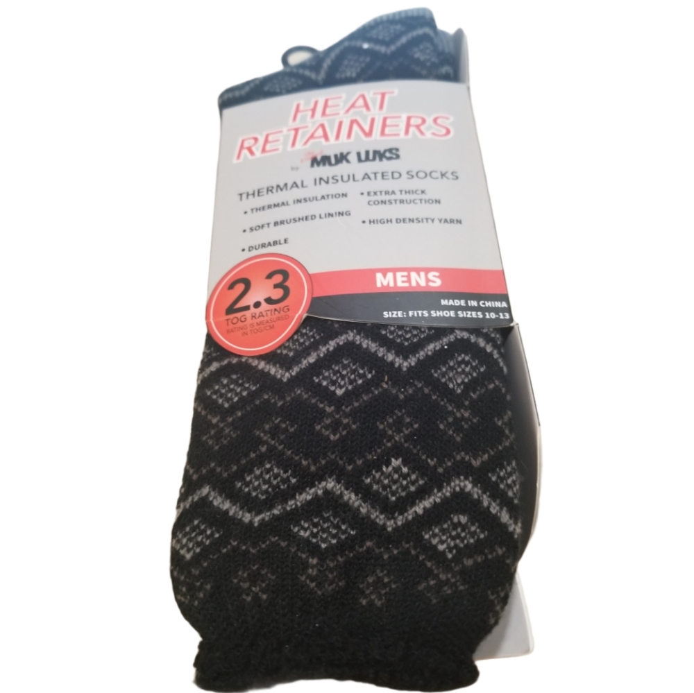 Muk Luks Heat Retainer Socks NWT! Size 10 - 13 - Picture 4 of 7
